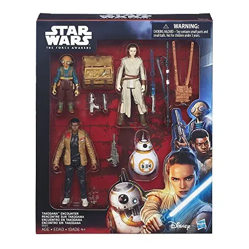 2016 Hasbro Star Wars Black Takodan Encounter 3 3/4" The Force Awakens 4 PK MIP