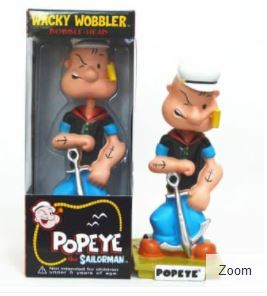 Popeye The Sailor Man Wacky Wobbler Bobble Head