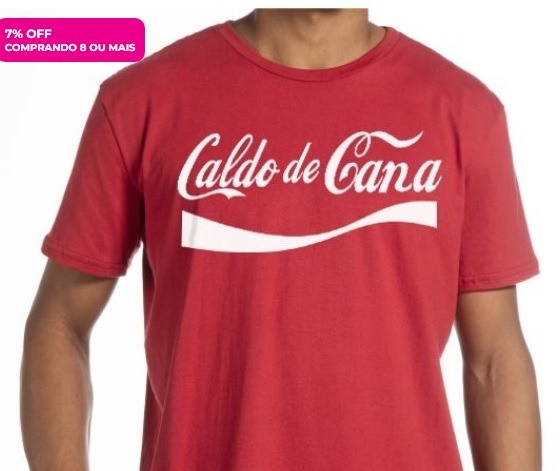 Camiseta CALDO DE CANA Masculina