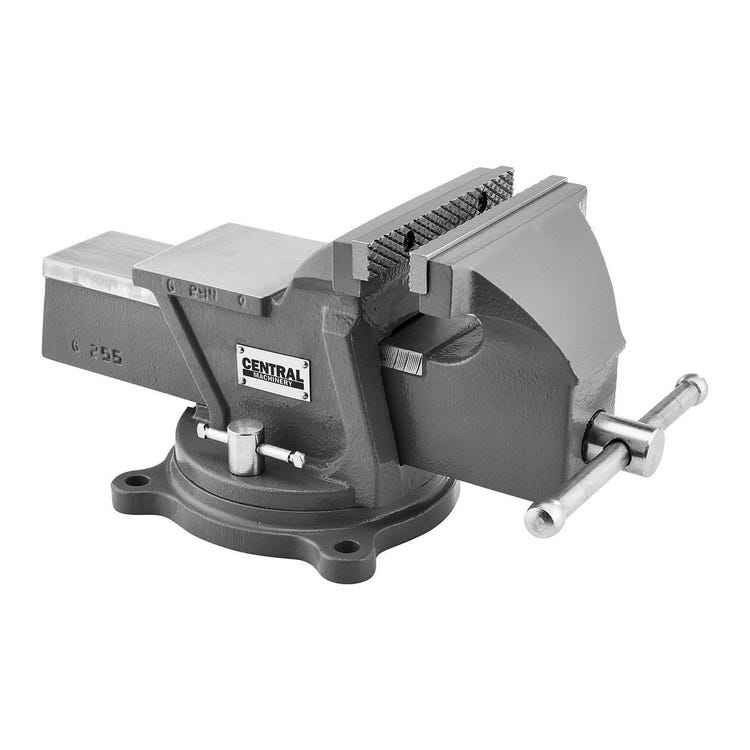 CENTRAL MACHINERY 6 in. Swivel Vise with Anvil - Item 59104