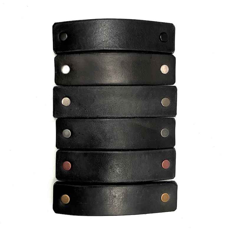 The Minimalist Barrette: Basic Black Upcycled Leather Hair Clip