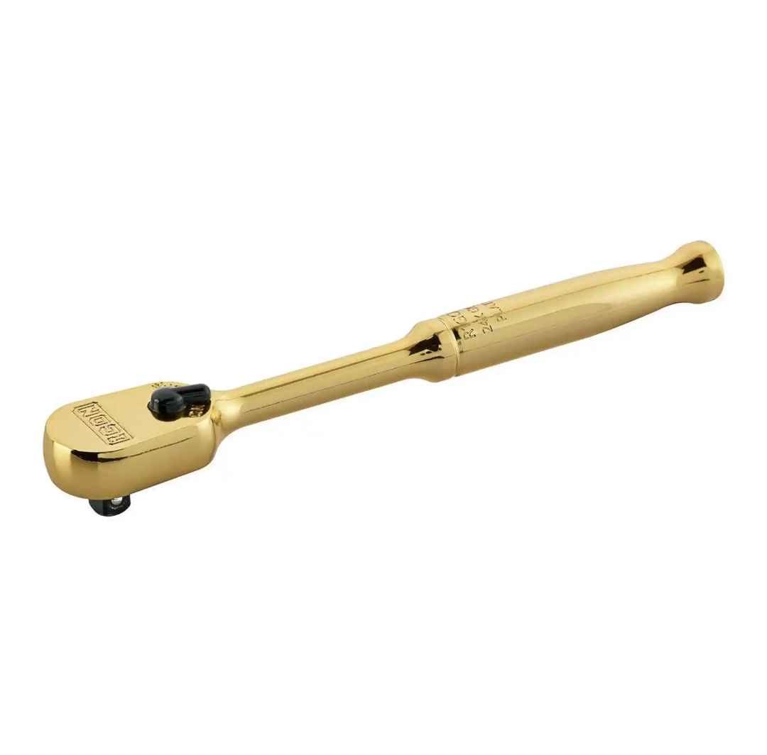 ICON 1/4 in. Drive Professional Special Edition Gold Plated Ratchet - Item 59786