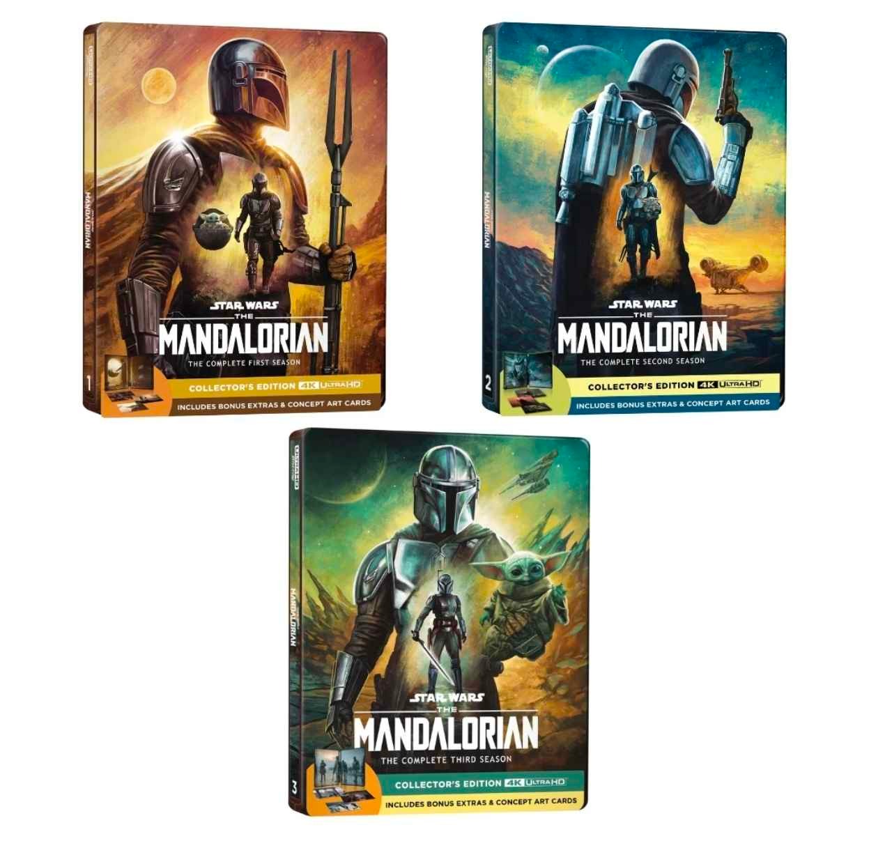 The Mandalorian Seasons 1-3 (4K Steelbook) New