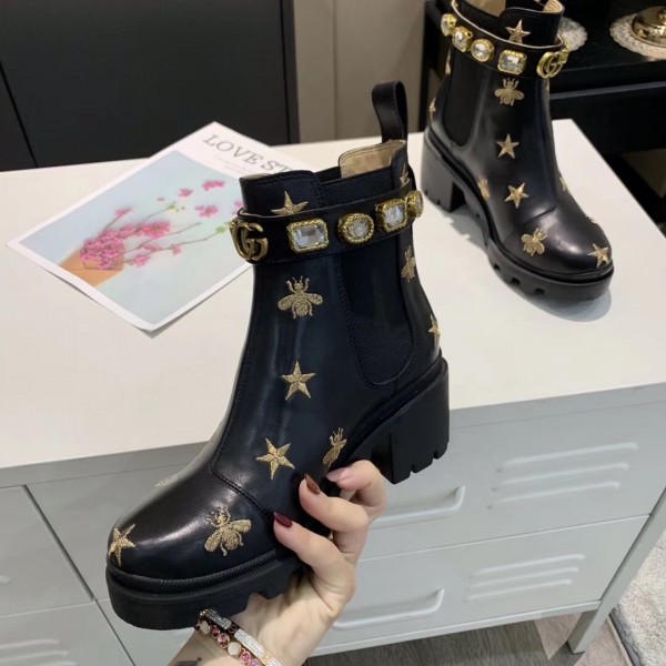 Knockoff Gucci Bee Boots / BvGucci