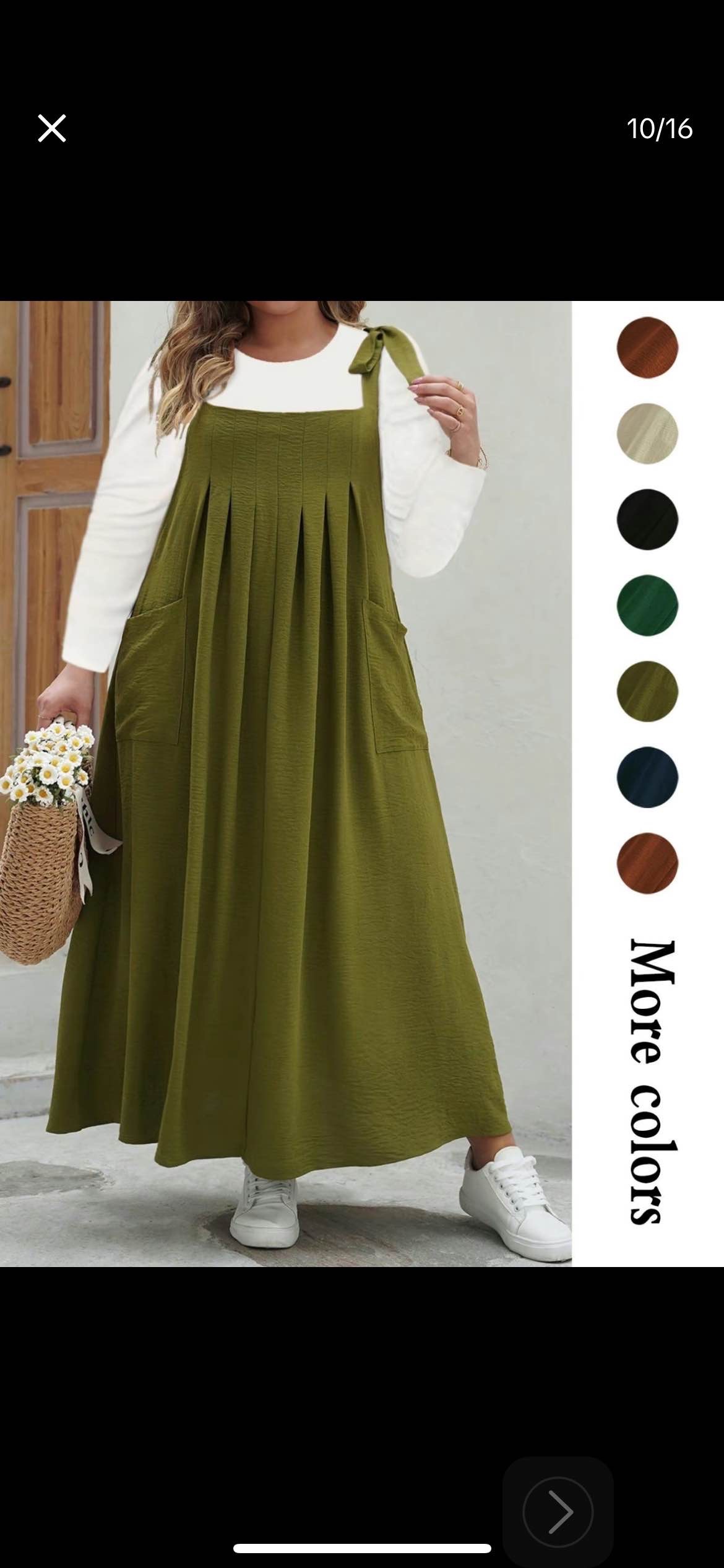 Tie shoulder dress chartreuse