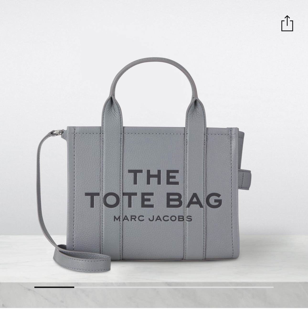 MARC JACOBS The Leather Small Tote Bag