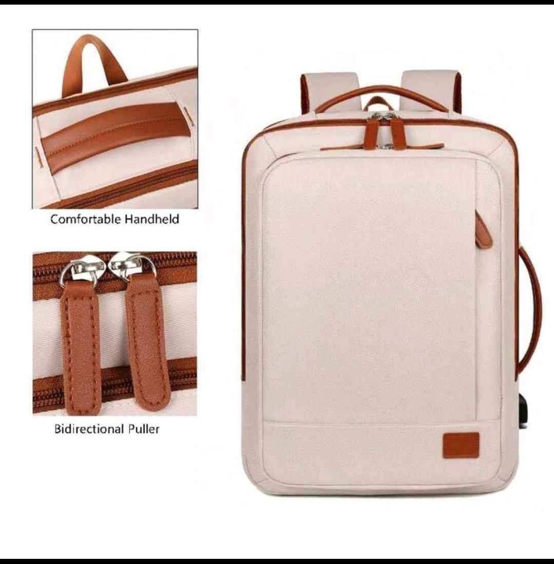 Expandable laptop bag