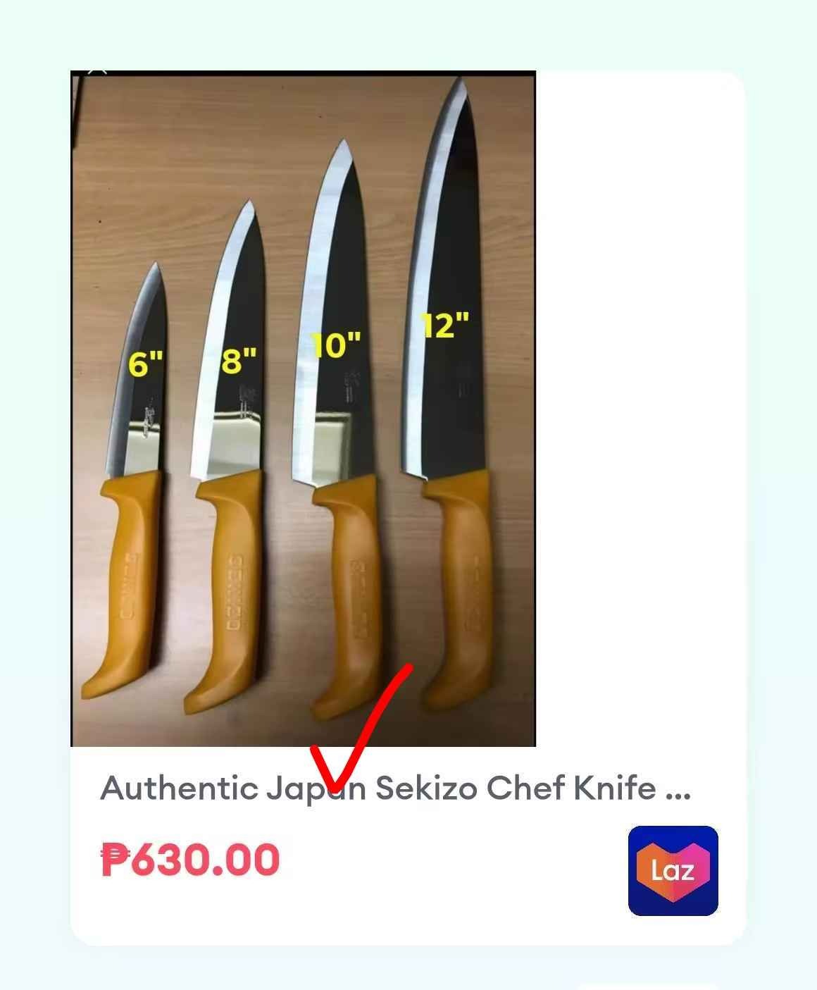 Mon - chef knife