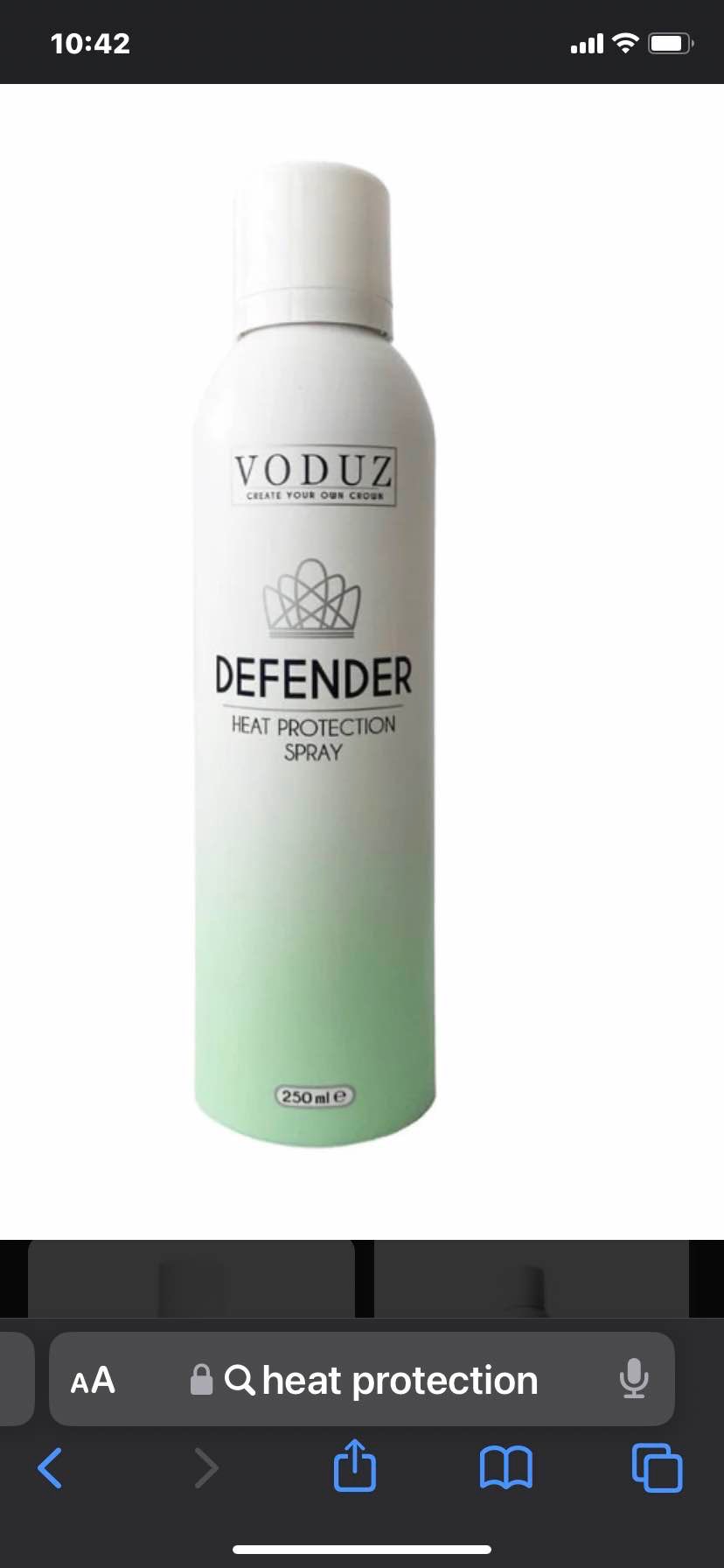 'DEFENDER' - HEAT PROTECTION SPRAY (250ML)