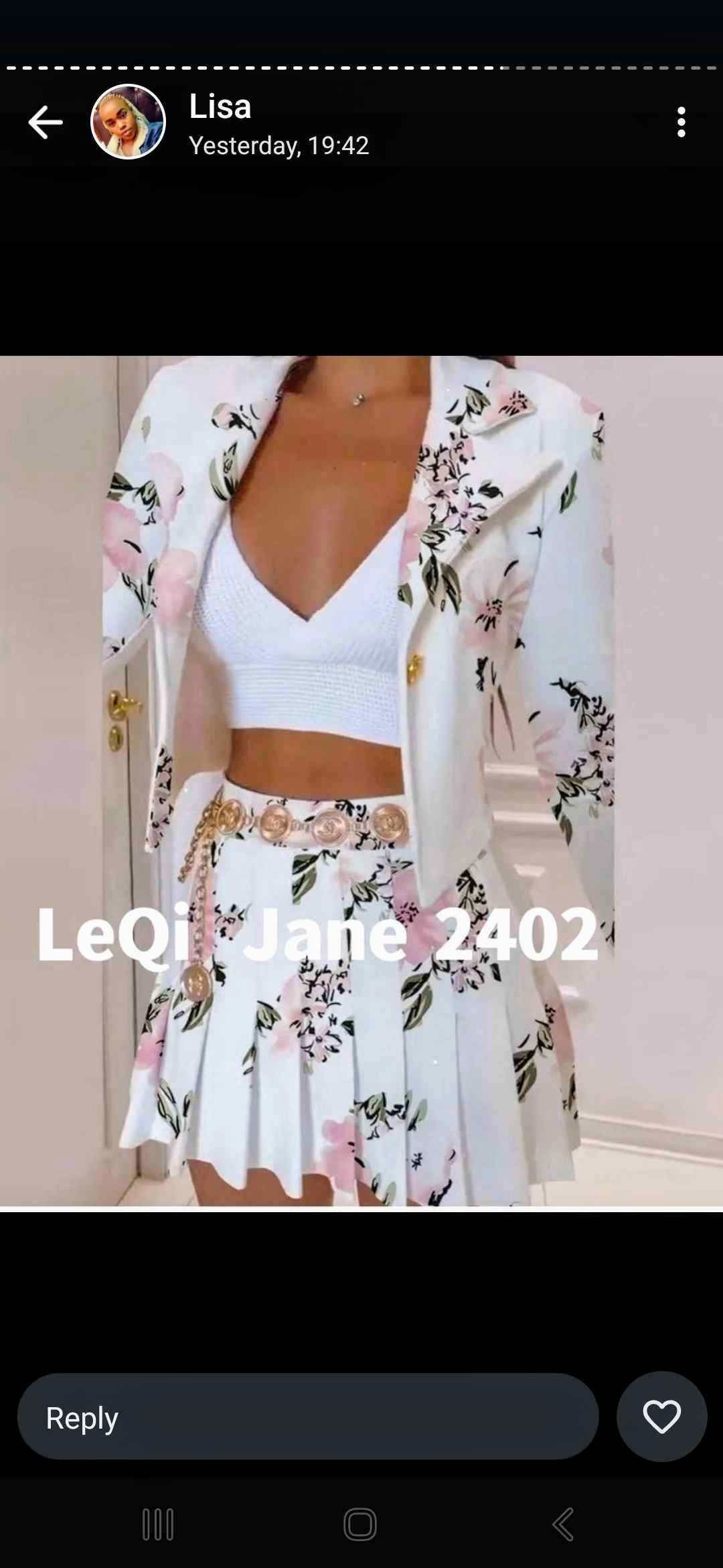Pleated Skirt and One Button Blazer Top