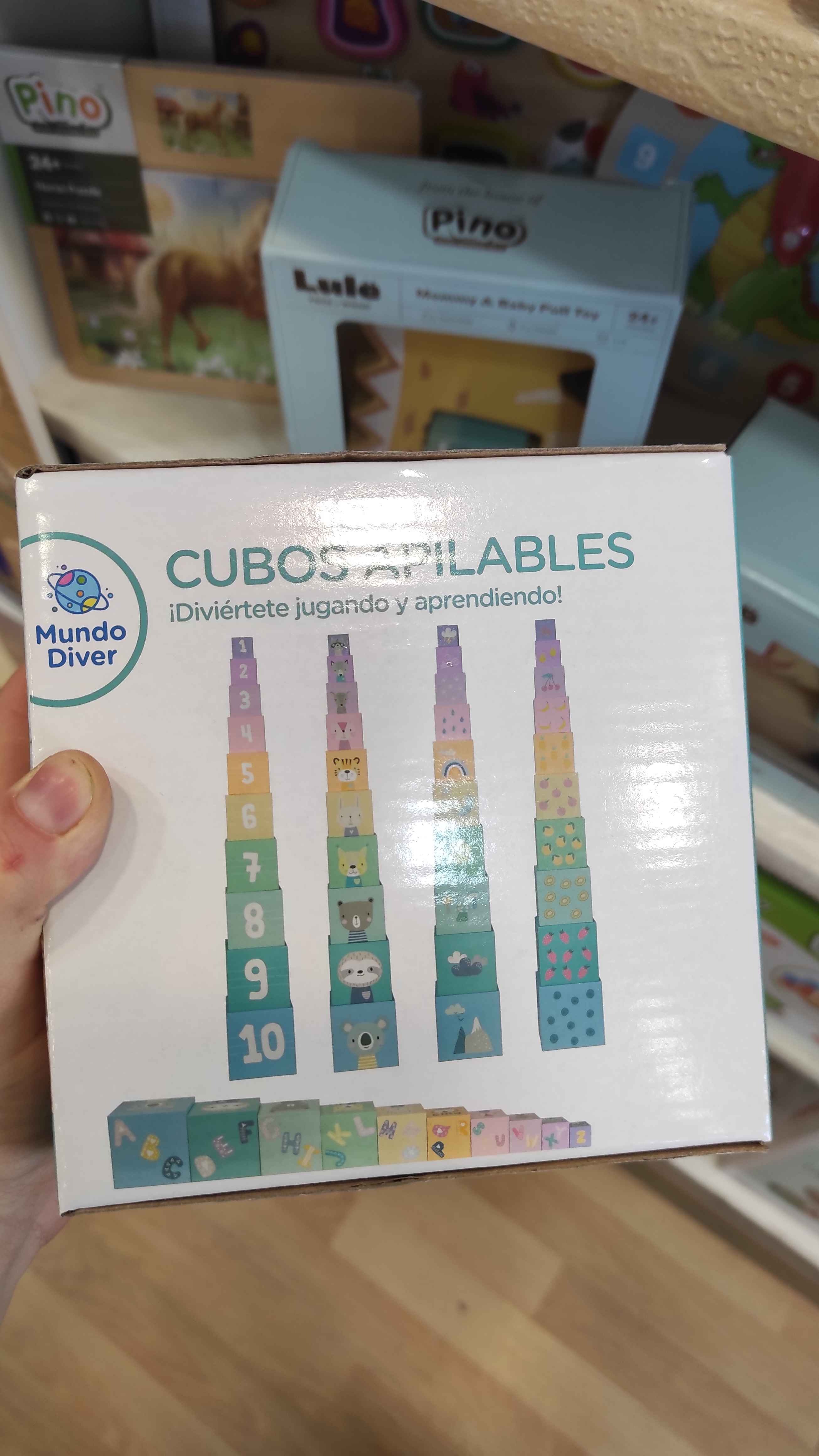 Mundo Diver Cubos Apilables