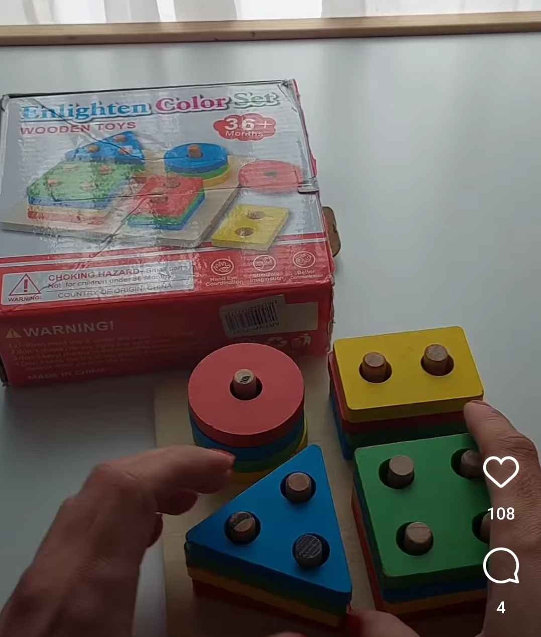 DIY 3D Wooden Building Puzzle Montessori Toys Geometric Jigsaw Sorting Board Early Educational Toys Gifts For Children Kids