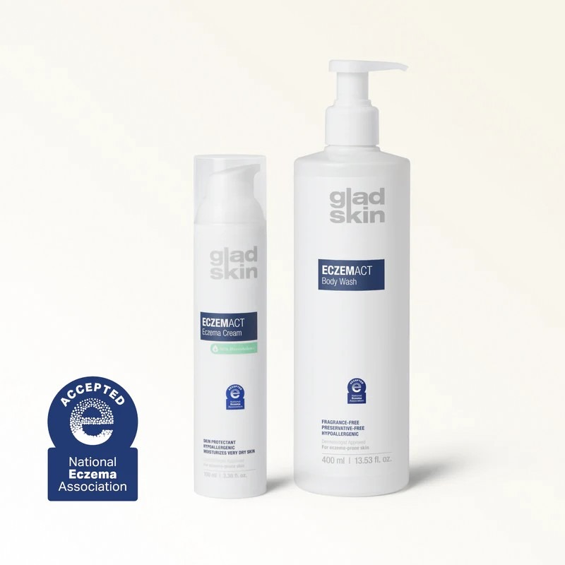 Eczema Cream + Body Wash Set