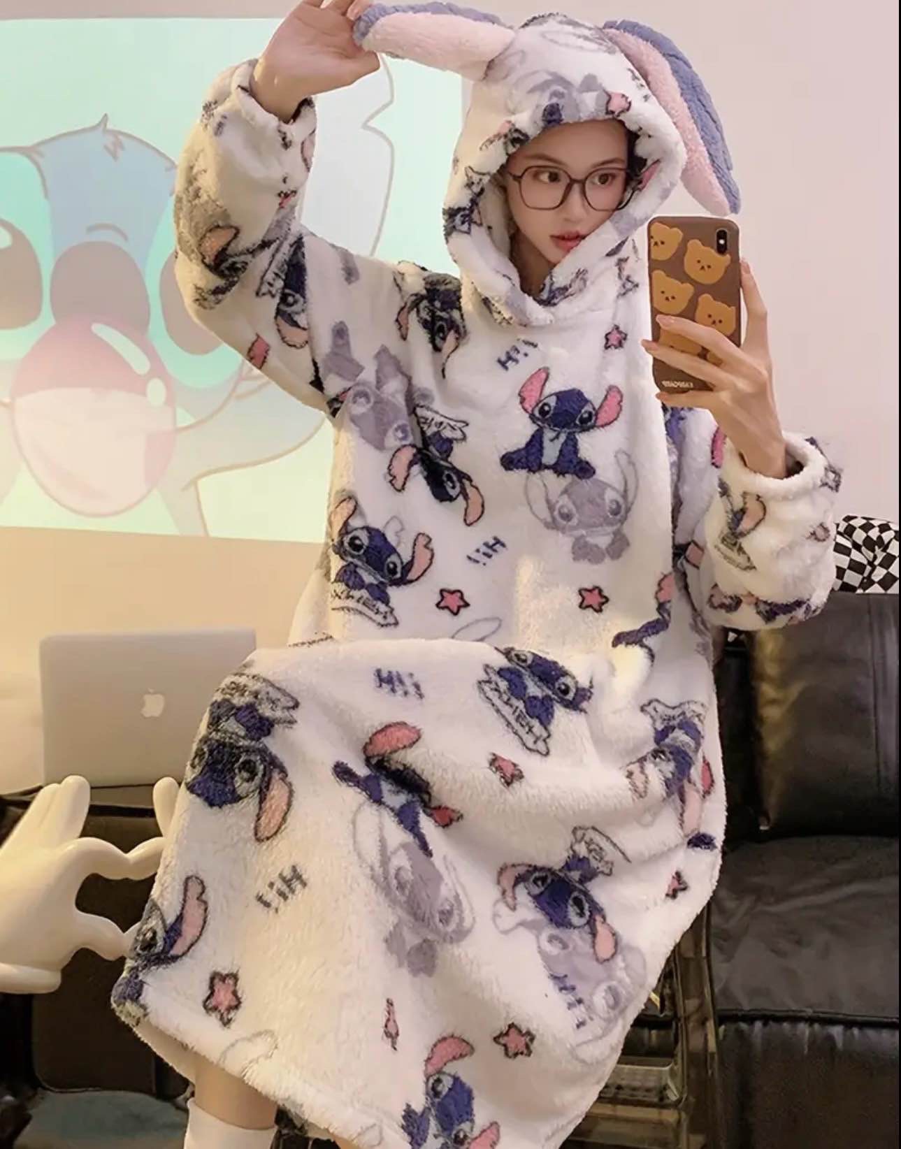 * * Cartoon Pyjamas, *-tryck Design Sovkläder, * och * Polyester Tyg Loungewear, Full av Entusiasm och Kul. * för Höst/Vinter, Familjesömestid, Avslappnade Spelkvällar * Temaevenemang, Trendig Presentidé till Examensfester, Bröllop, *, Halloween, Tha