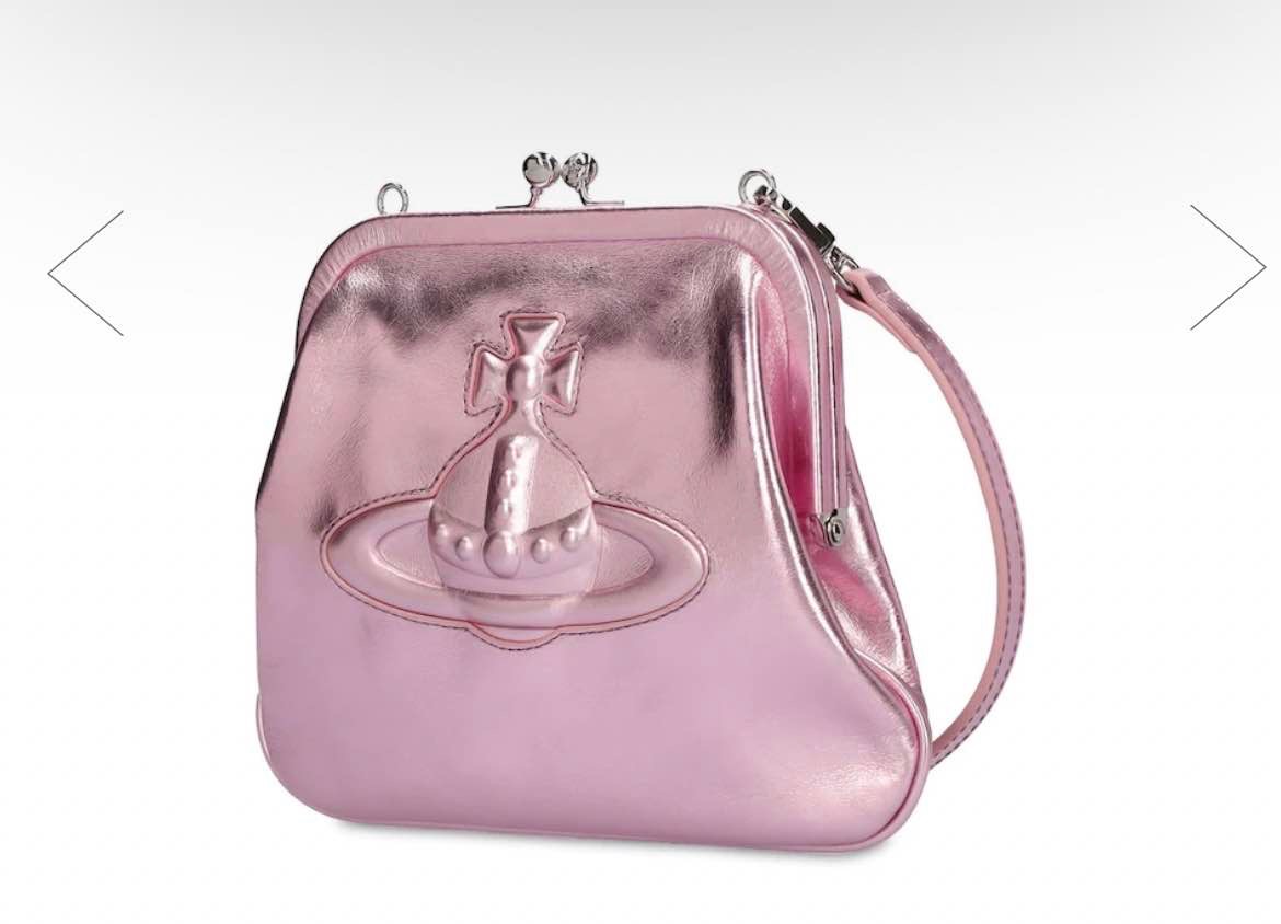 VIVIENNE WESTWOOD VIVIENNE'S METALLIC LEATHER BAG