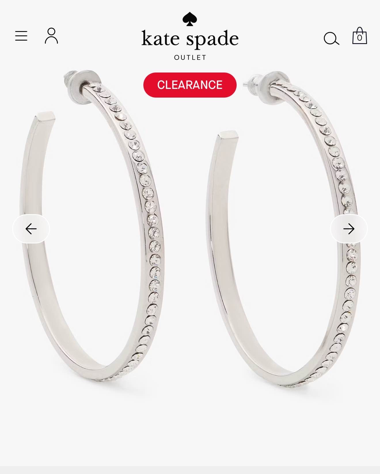 Ring It Up Hoops - Kate Spade