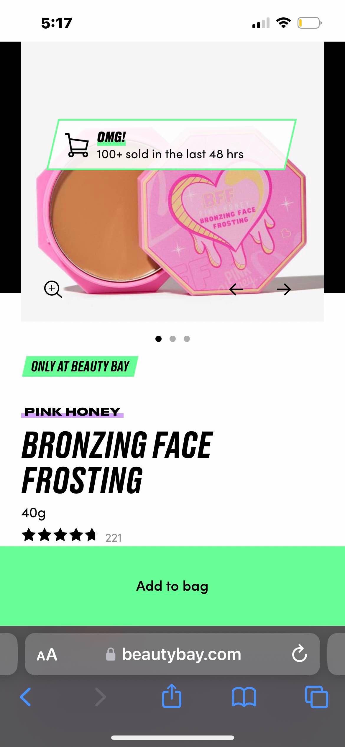 PINK HONEY BRONZING FACE FROSTING