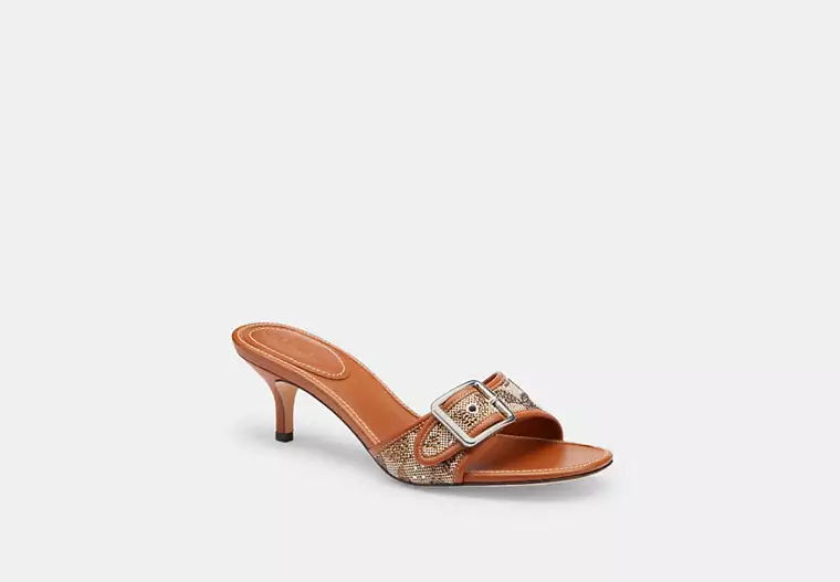 Sandale Margot En Jacquard Exclusif Avec Cristaux