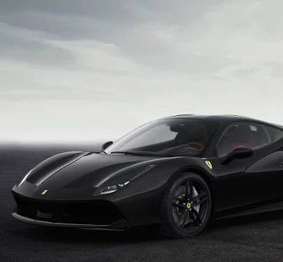 Ferrari 488 GTB in satin black