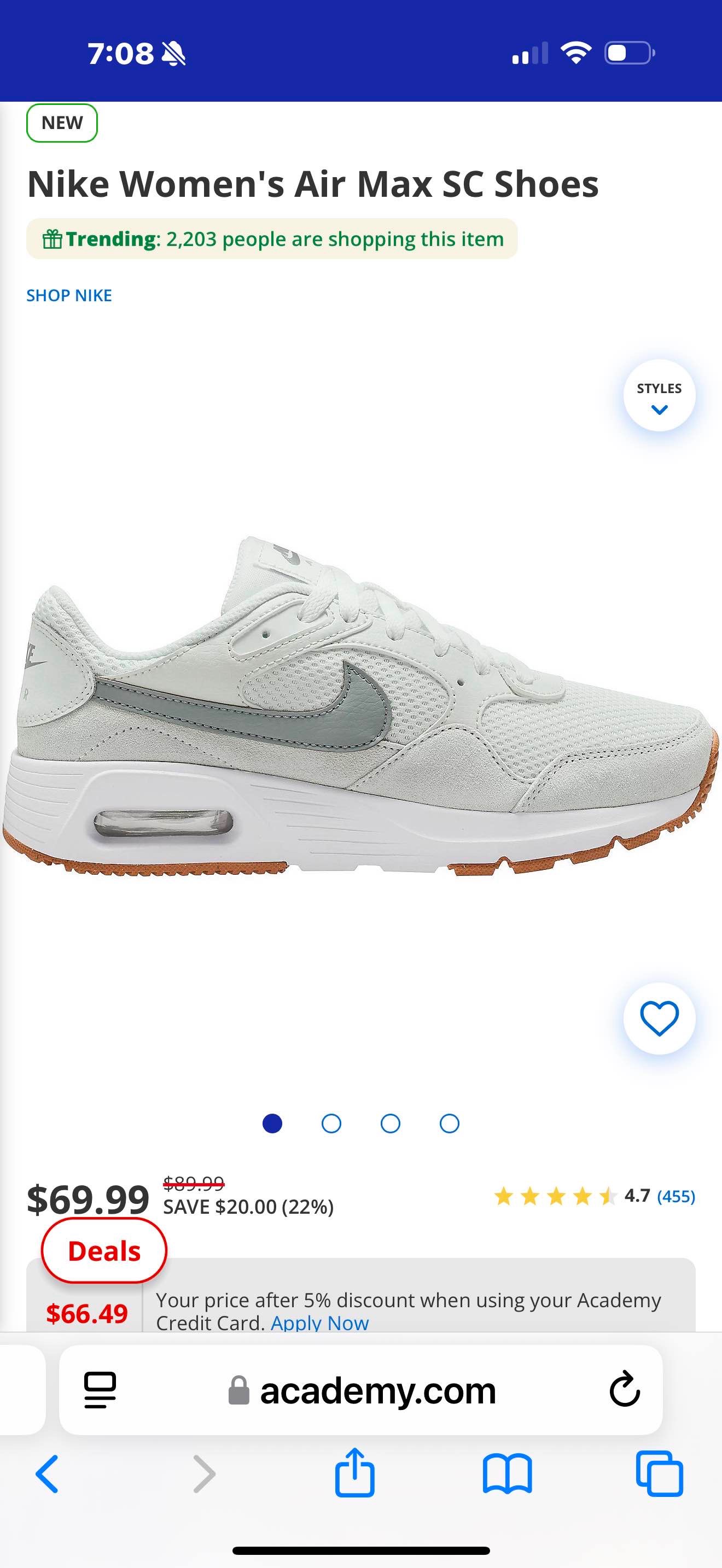 Nike Women's Air Max SC Shoes