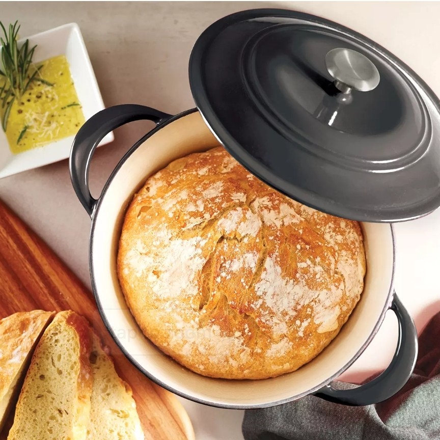 Tramontina Enameled Cast Iron 7-Quart Covered Round Dutch Oven (Assorted Colors)