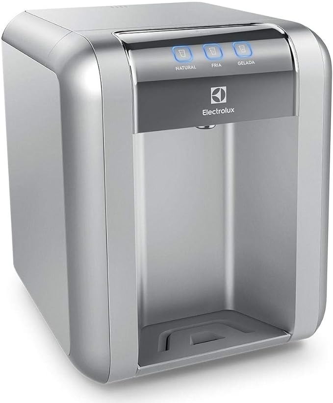 Purificador de Água Gelada Fria e Natural Elétrico Compacto Eletronico placa Electrolux cinza prata com Painel Touch Bivolt PE11X : Amazon.com.br: Cozinha