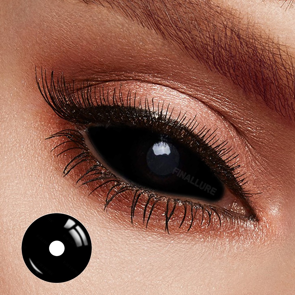 black sclera contact lenses
