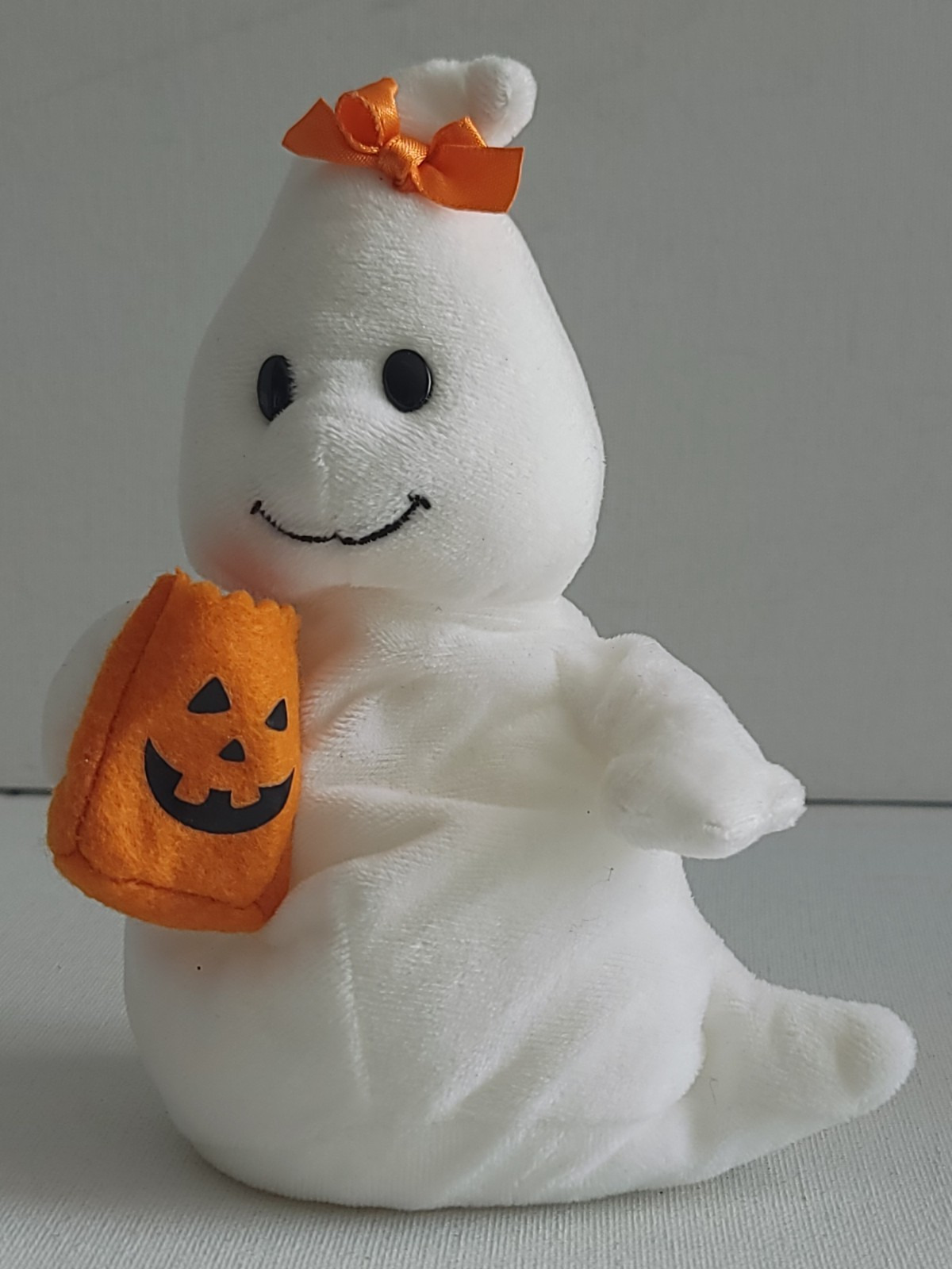 Vintage Ty Beanie Baby Gouliette the Halloween Ghost Ty Plush 2007