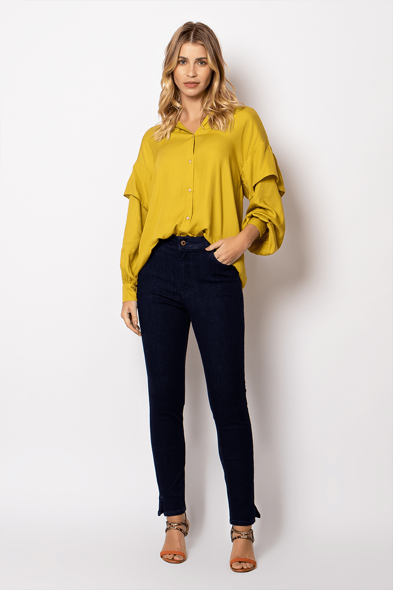 Calça Nuuk Jeans Dark | Ateliê de calças - ateliedecalcas