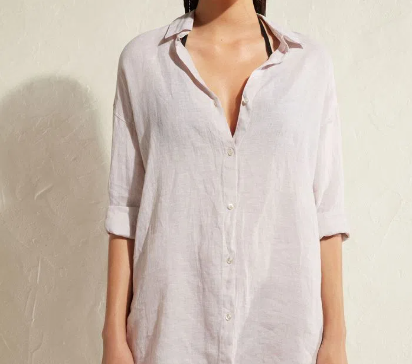 Camisa em Linho - PA1777 - calzedonia