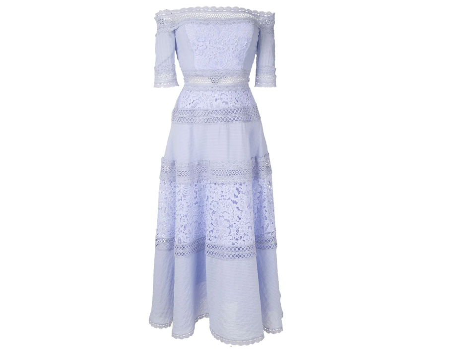VESTIDO MIDI VERÔNICA ANARRUGA RENASCENÇA