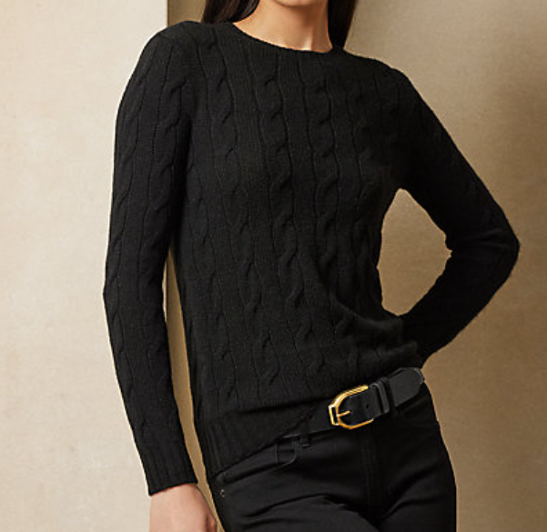 Cable-Knit Cashmere Jumper for Women | Ralph Lauren® BR