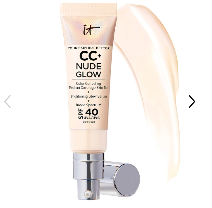 CC+ Nude Glow Lightweight Foundation + Glow Serum with SPF 40 and Niacinamide