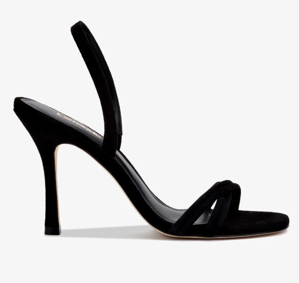 Annie Sandal In Black Suede