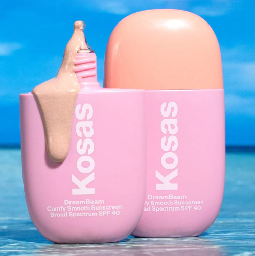 DreamBeam Silicone-Free Mineral Sunscreen SPF 40 with Ceramides and Peptides