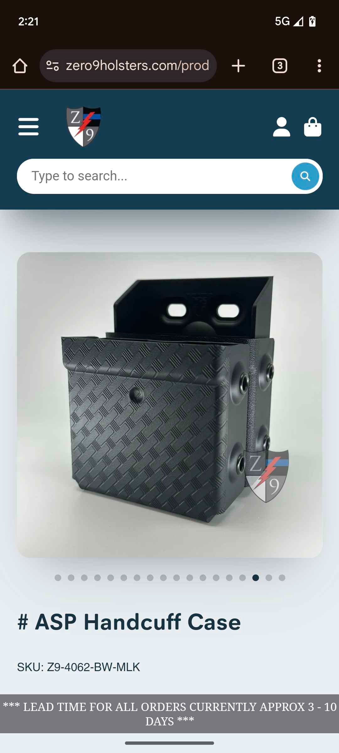 Double ASP Version 2, Basketweave, Molle