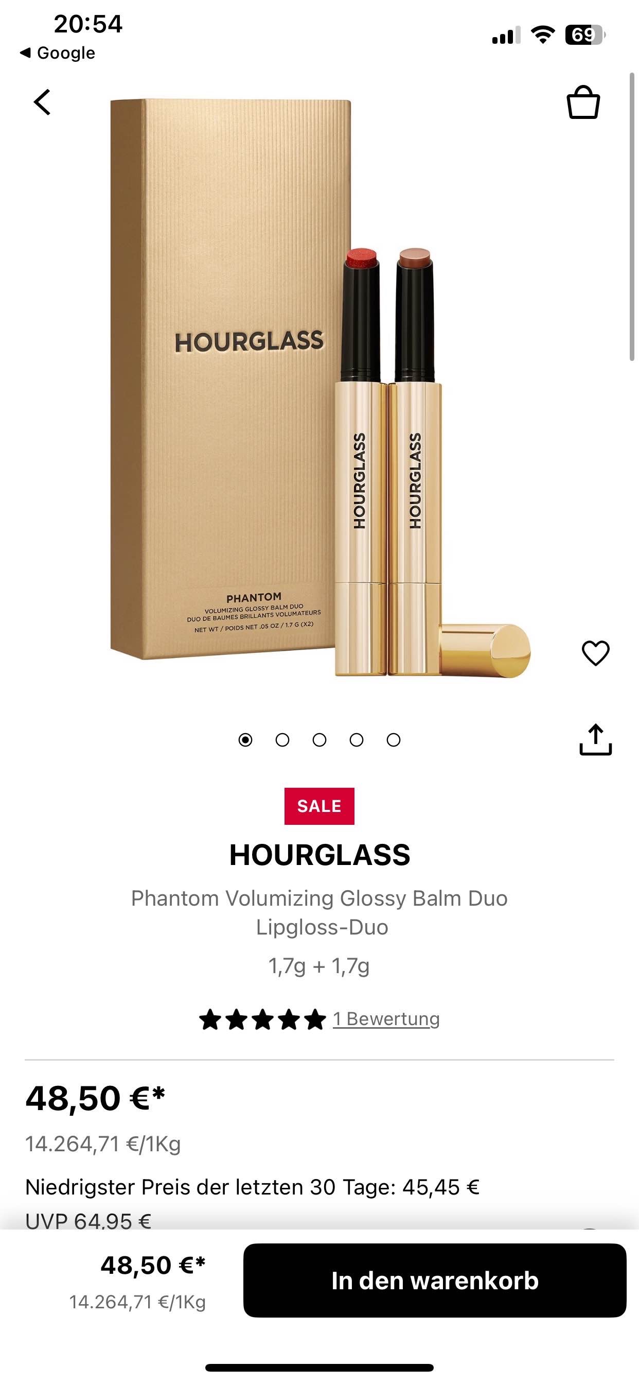 Hourglass Lipgloss 2er Pack - Sephora