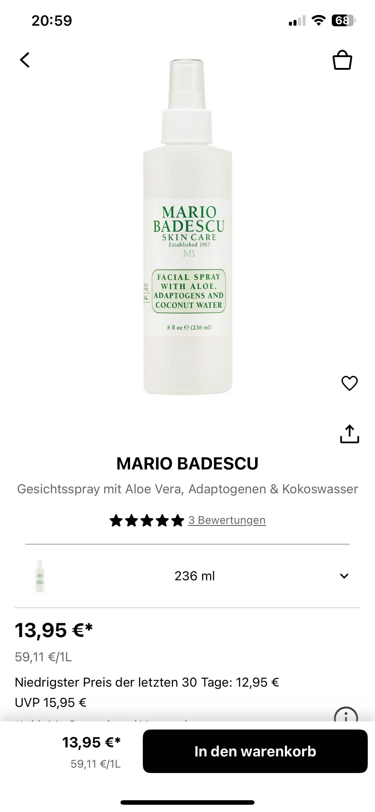 Mario Badescu Spray - Sephora