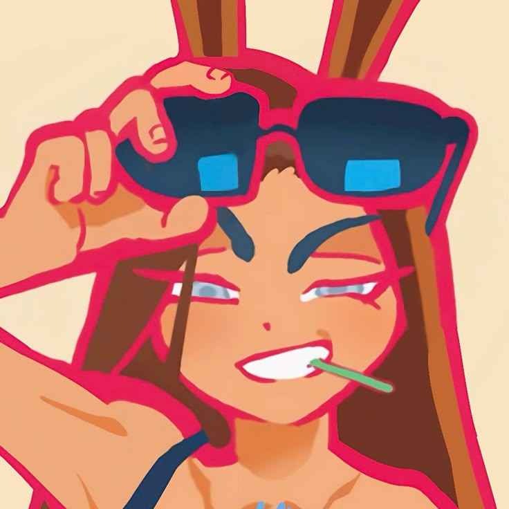 Alien Stage Hyuna bunny series pin