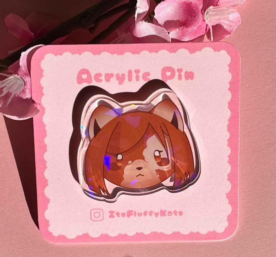 Meowbara-Acrylic Pin