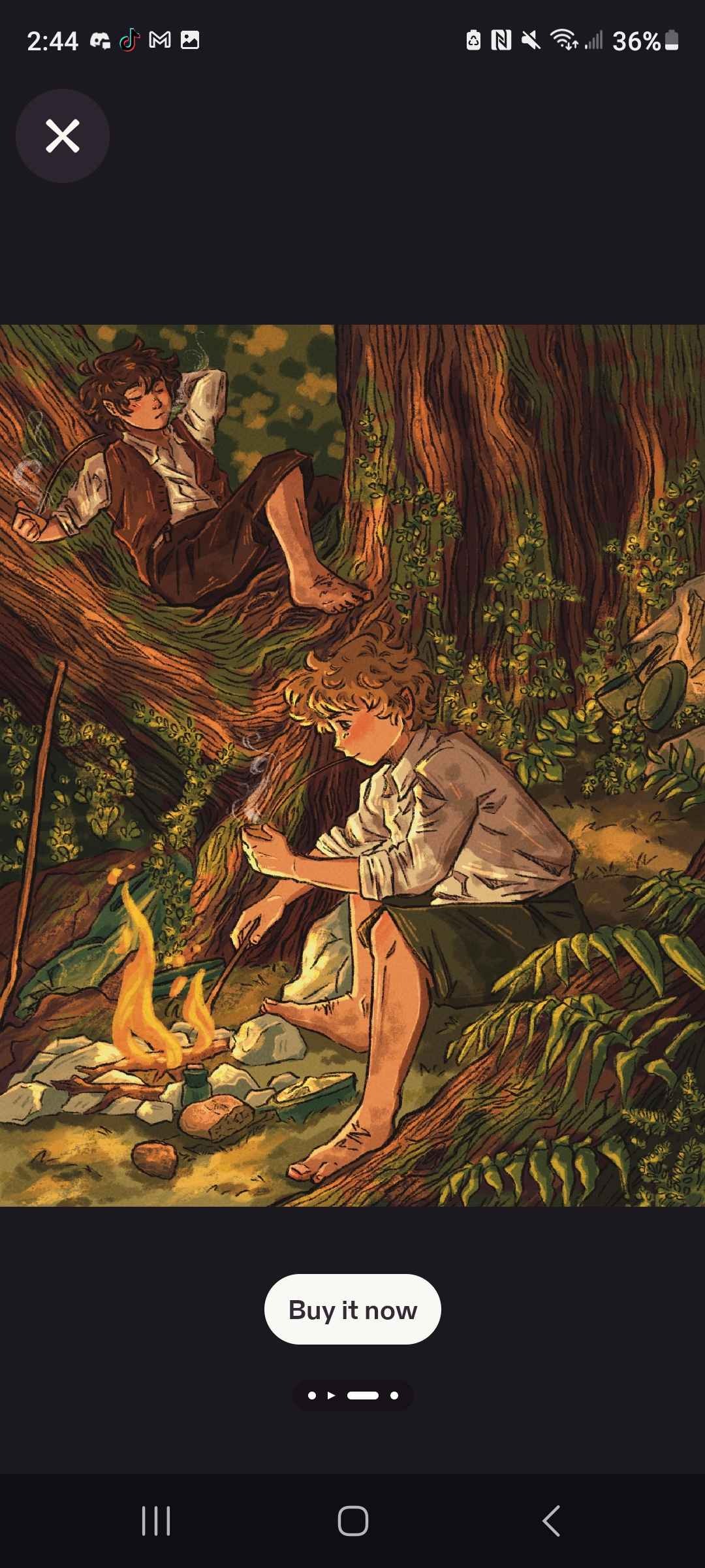Lord of The Rings | Sam and Frodo | Hobbit Print