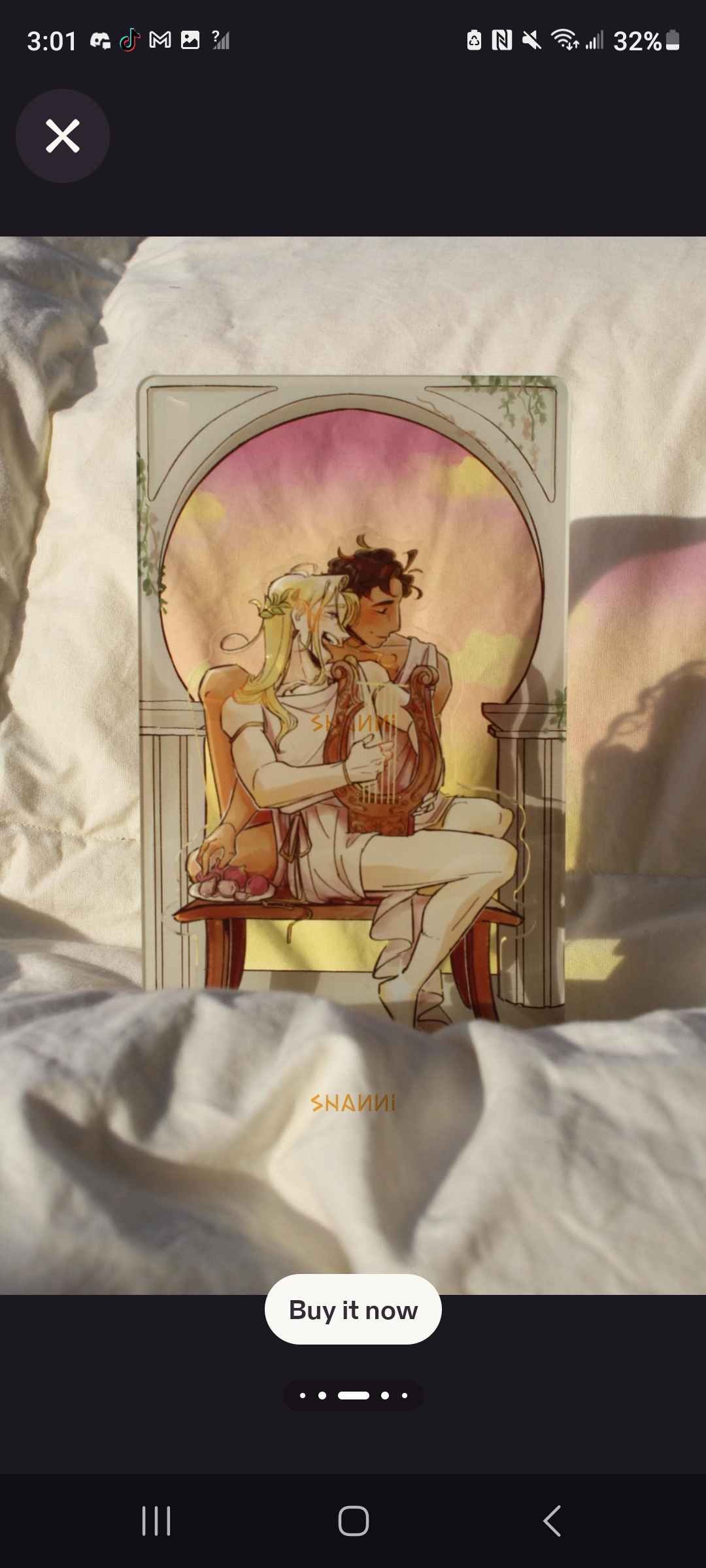 Achilles & Patroclus Acrylic Standee