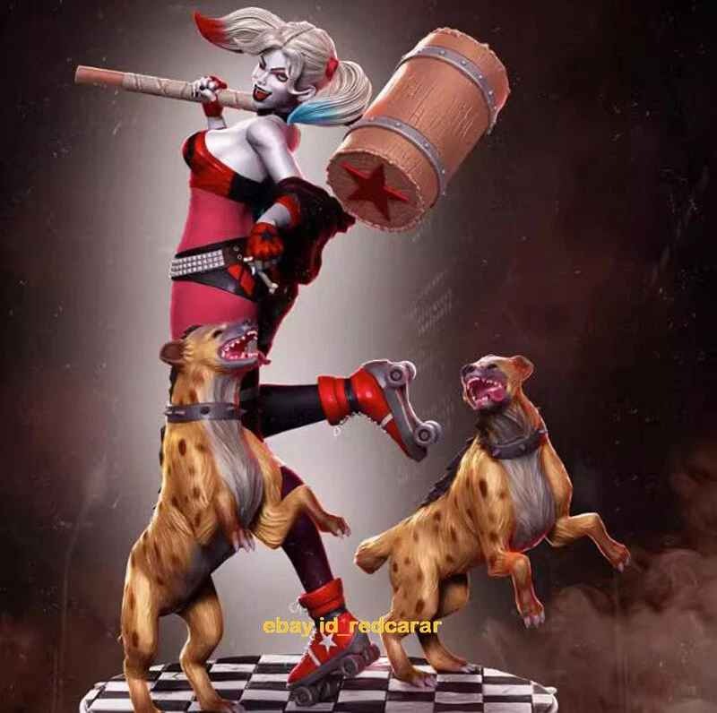 Harley Quinn Hyena 1/8 1/6 3D Print Figure Model Kit Unpained Unassembled GK