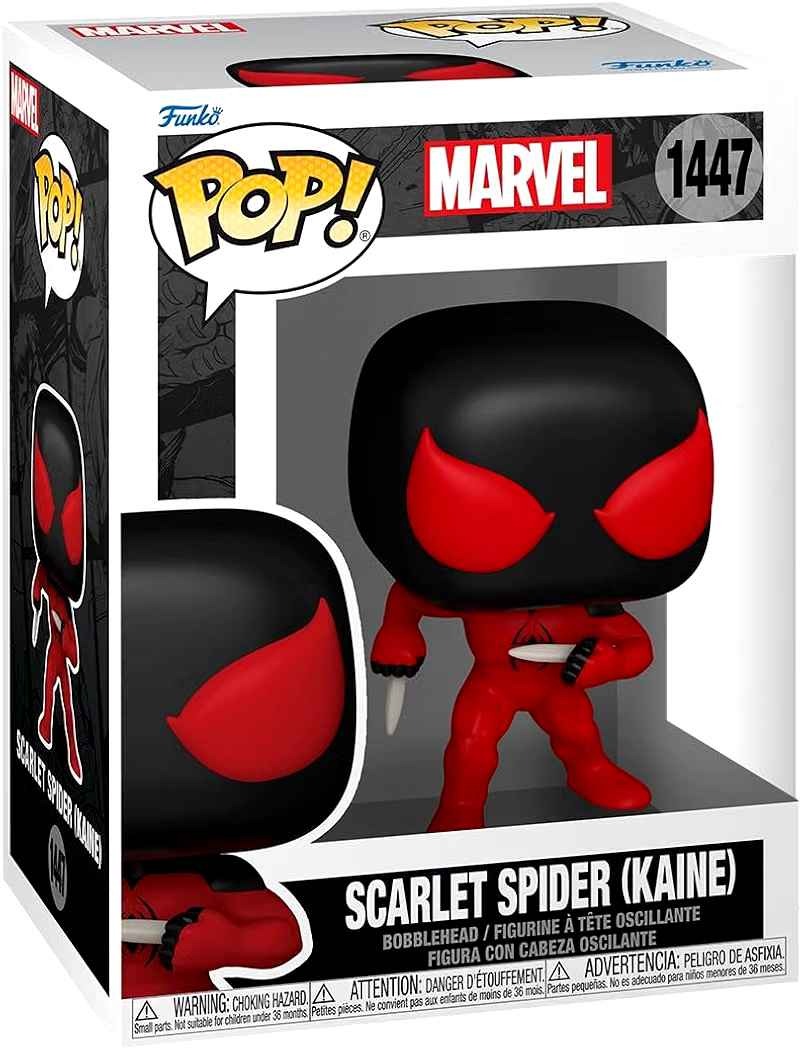 Funko Pop! Marvel: Spider-Man Comics - Kaine Parker | Pop Marvel Spider-Man 3.75 Inch Action Figure - Scarlet Spider Kaine #1447, Figures - Amazon Canada