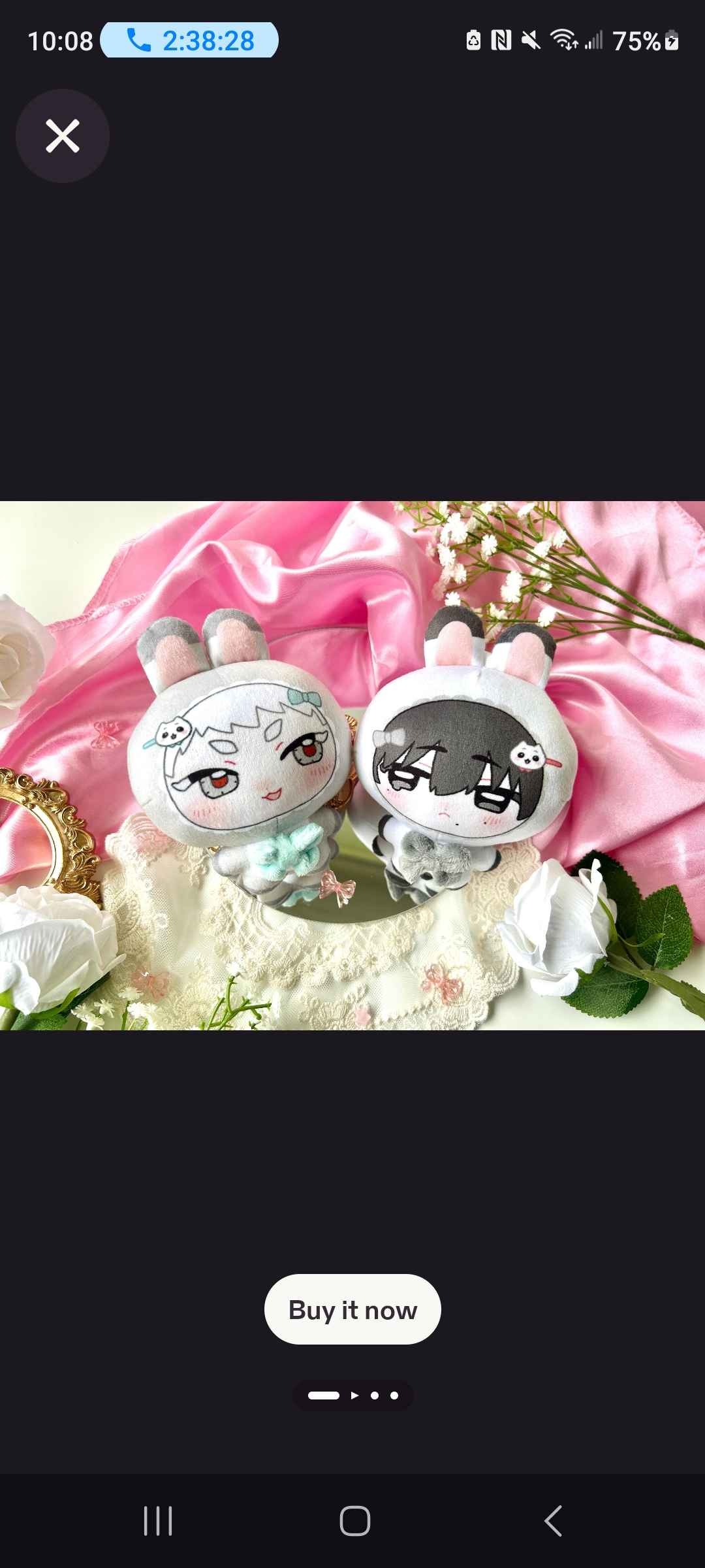 yoshikaru bunny plush set (15cm dolls) | tshd the summer hikaru died