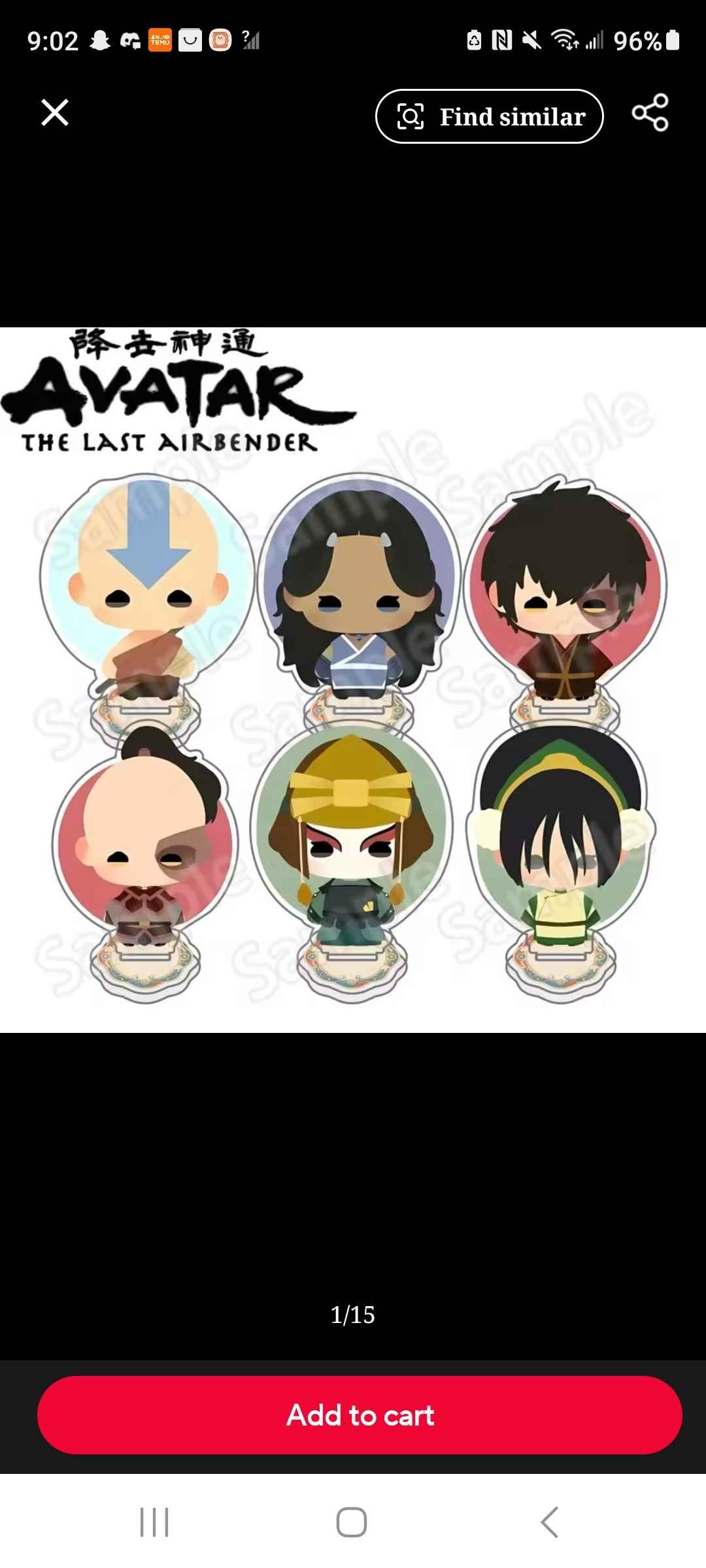 Anime Avatar The Last Airbender New 10CM Chibi Acrylic Stand Keychain Aang Katara Zuko HD Print Desktop Decor Collectible Gift