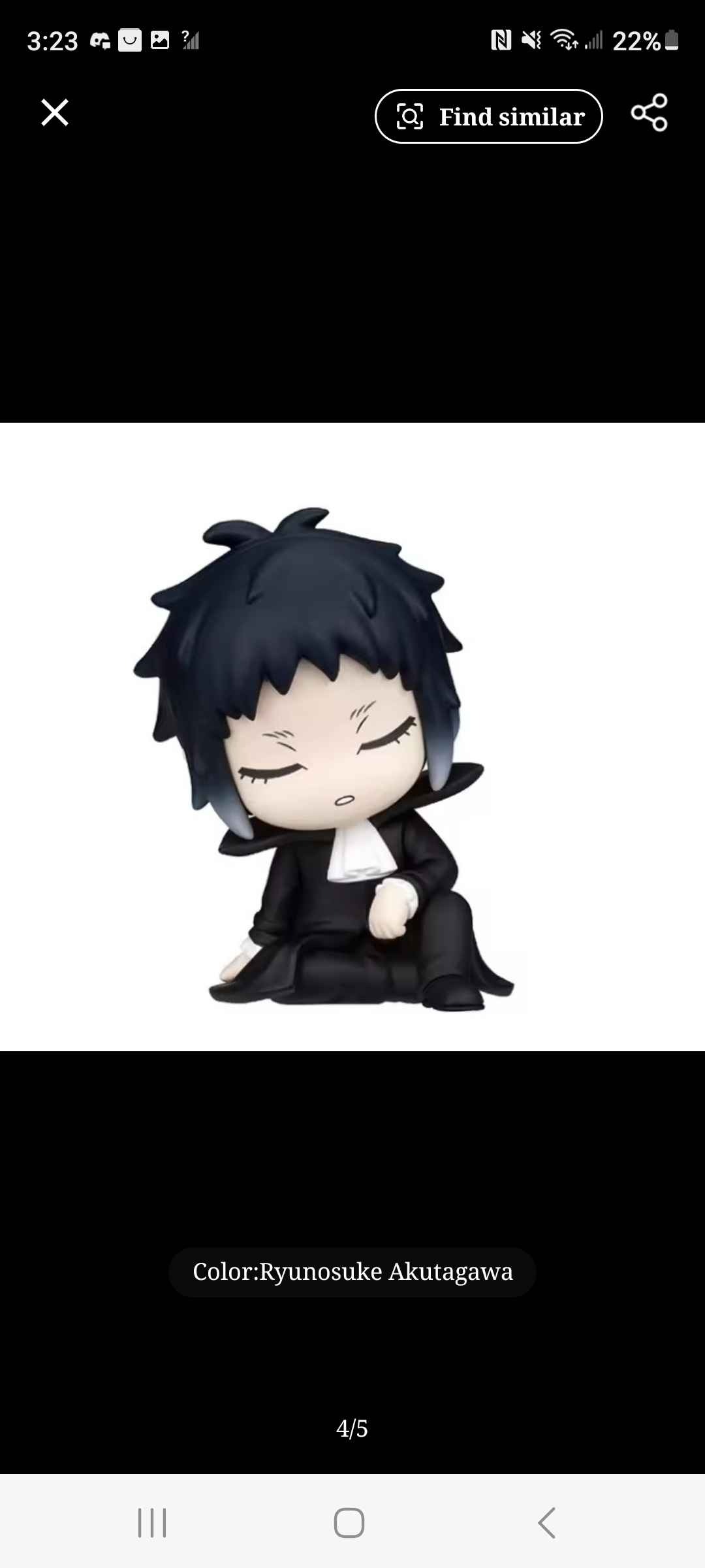 Original Capsule Toys Cute "Shoulder Zun Fig." – Bungo Stray Dogs Atsushi Nakajima Chuya Nakahara Sitting Anime Gashapon Figures