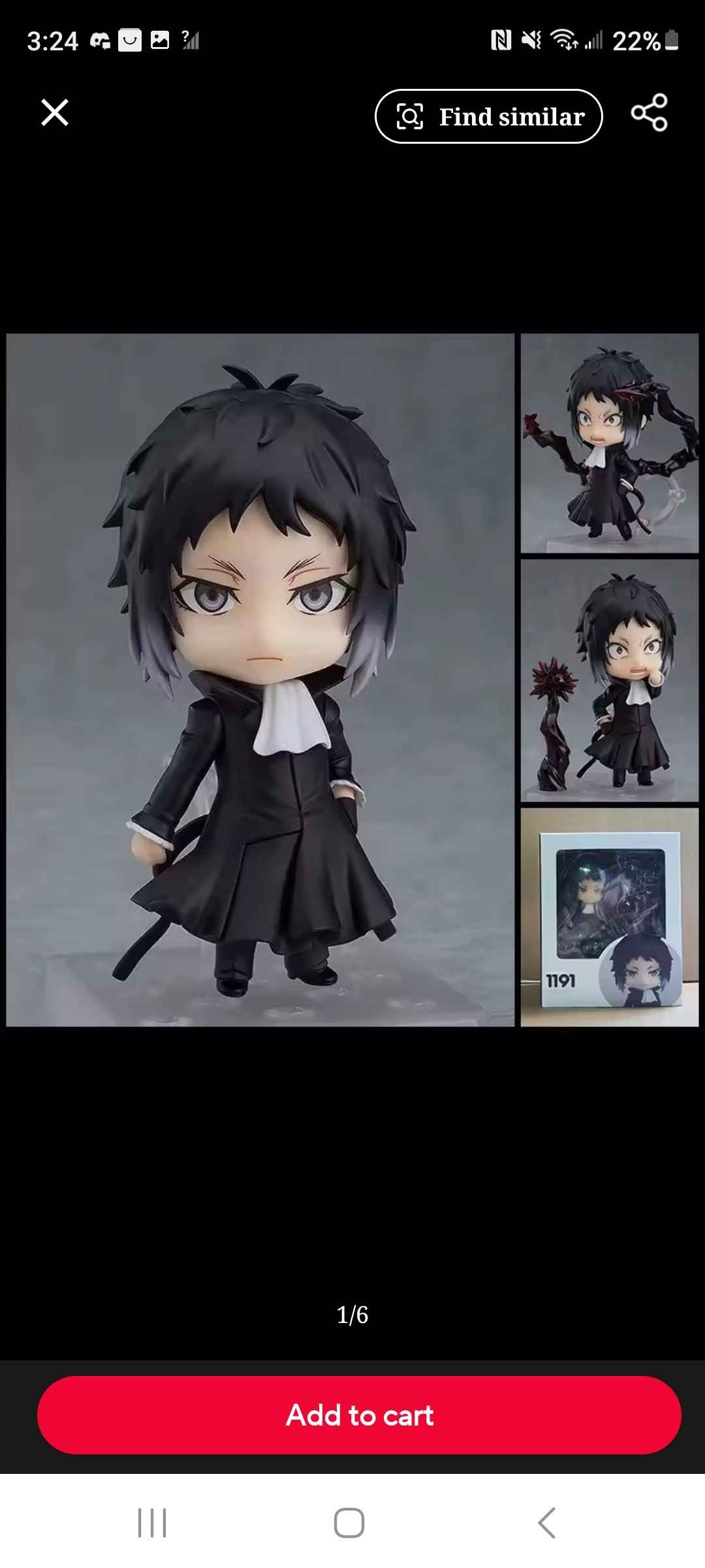 Good Smile Ryunosuke Akutagawa 1191 Bungo Stray Dogs Posable Interchangeable Face Collectible Model Figure Toy