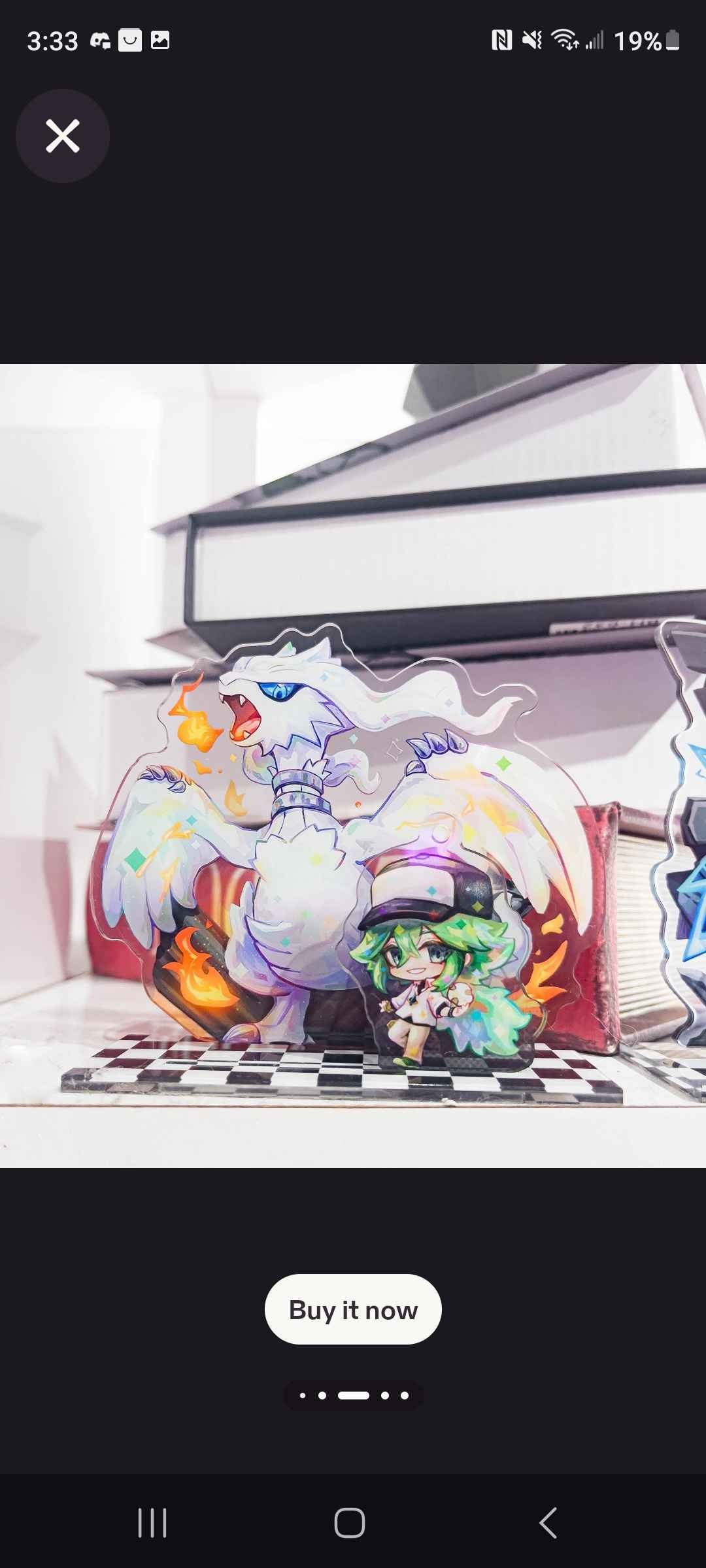 N & Reshiram Acrylic Standee, Hilbert, Hilda, Zekrom Acrylic Standee, PKM Fanmade, Black and White, Keychain, Legendary poke, trainer, BW