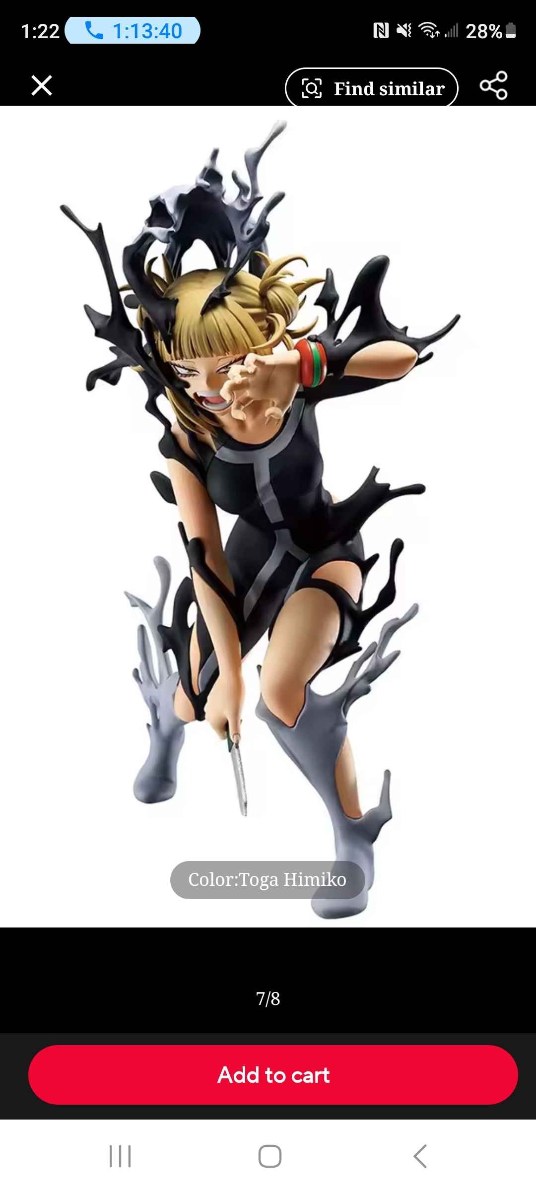 Anime MHA figure Shigaraki Tomura Action Figure Toga Himiko Figurine PVC Anime Merchandise Doll toys Boys Girls gift 2pcs 18cm